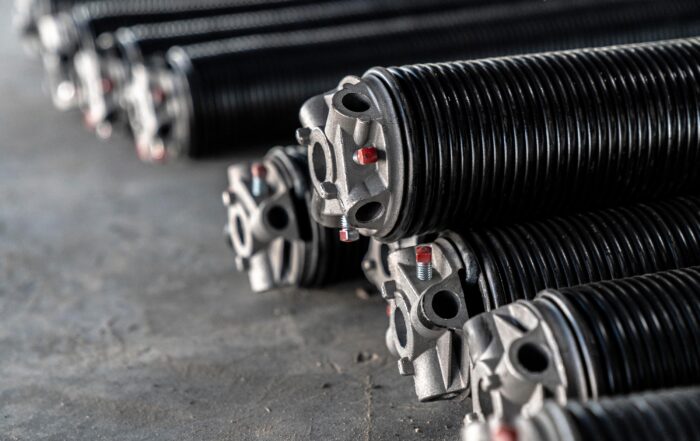 Garage Door Springs on ground