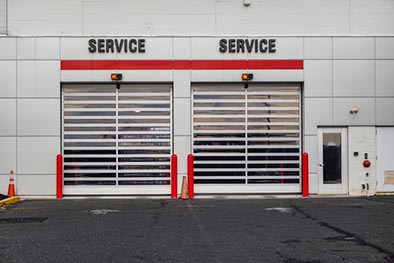 Commercial garage door repair and maintenance